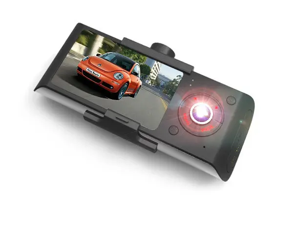 Full HD 1080 p R300/X3000 handleiding auto camera hd dvr met gps logger tracker dual lens hd auto camera