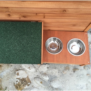 SHUNDA SDD0603 Eco-Friendly <strong>Wooden</strong> Outdoor <strong>Dog</strong> <strong>Kennel</strong> with Fashion Print <strong>Design</strong>-Pet Furniture - Product Image 3