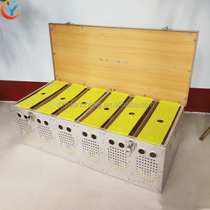 Jaula de Transporte para <span class=keywords><strong>Palomas</strong></span> de Acero Inoxidable con 6 Compartimentos en <span class=keywords><strong>Venta</strong></span> - Product Image 2