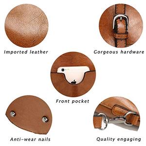 Bolsos de mano y monederos de cuero para mujer, de marca, con asa superior, para hombro - Product Image 4