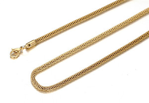 Colar Masculino de <span class=keywords><strong>Design</strong></span> Longo em Aço Inoxidável Dubal Novo em Ouro 24K Atacado - Product Image 2