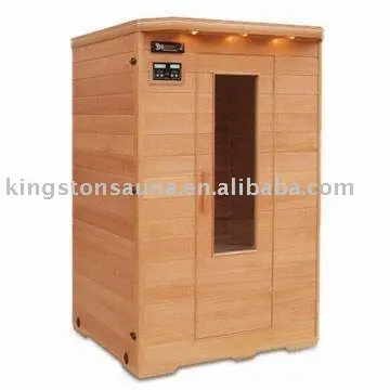 mewah 2 orang keramik cemara infrared sauna kamar FIS-02 dari pabrik 