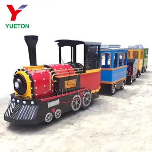 Buy Outdoor Carnival Theme Amusement Park Manufacturers Kiddie Rides Fun Tourist The Electric Trackless Train For Sale