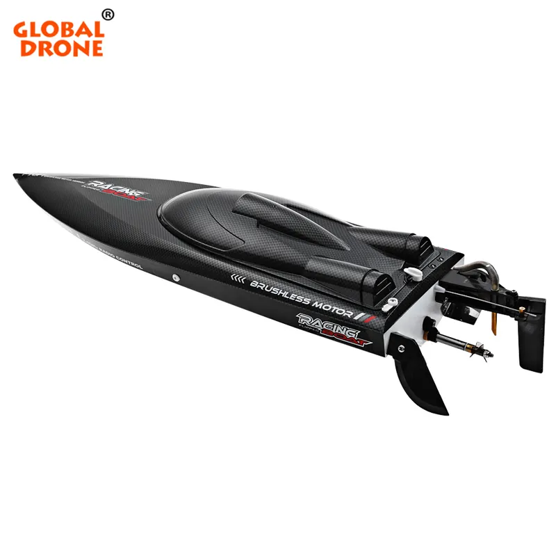 Global Drone Feilun FT011 2.4G Kecepatan Tinggi Balap RC Jet Boat Pendinginan Dibalik Diri-Righting Speedboat Kapal Mainan