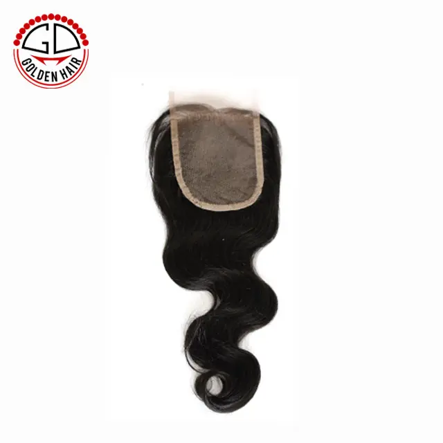 Fast Delivery Natural Color Brazilian Blonde Silk Frontal Lace Closure With Natural Hairline