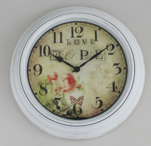 Orologio <span class=keywords><strong>da</strong></span> Parete in Plastica Stile Retrò/ Orologio <span class=keywords><strong>da</strong></span> Parete Antico/ Orologio <span class=keywords><strong>da</strong></span> Parete Vintage - Product Image 3