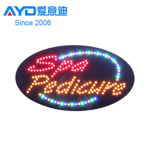 Enseigne LED d'ouverture pour publicité intérieure, idéale pour les salons de beauté, pédicure, épilation, et affichage des prix de carburant - Product Image 6