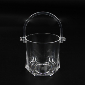Clear Acrylic <strong>Mini</strong> Ice Bucket Durable &amp; Not Easy to Break 1.0L Capacity Eco-Friendly for Home/Bar Use - Product Image 4