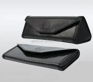 Lightweight Glasses case, Leather Sunglasses Box with Carbon Fiber