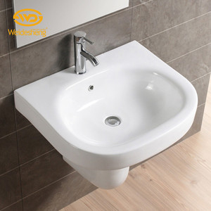 Nuovo vendita <span class=keywords><strong>lavabo</strong></span> in ceramica lavabi appeso piccolo lavandino del bagno - Product Image 4
