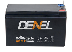 <span class=keywords><strong>12V</strong></span> バイク用バッテリー 鉛蓄電池 6DM7 バッテリー ダートバイク用バッテリー - Product Image 2