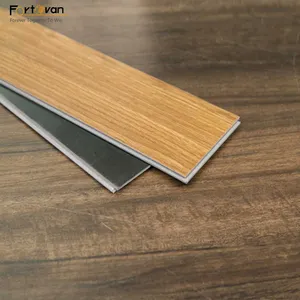 New 100% Virgin Fireproof LVT PVC Rigid Core luxury Vinyl Plank Waterproof Click Lock Interlocking Flooring