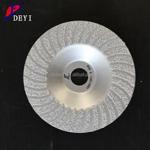 Roda de diamante para corte de pedra, ferramentas elétricas para polimento de metal e mármore, abrasivos soldados personalizáveis para moedor