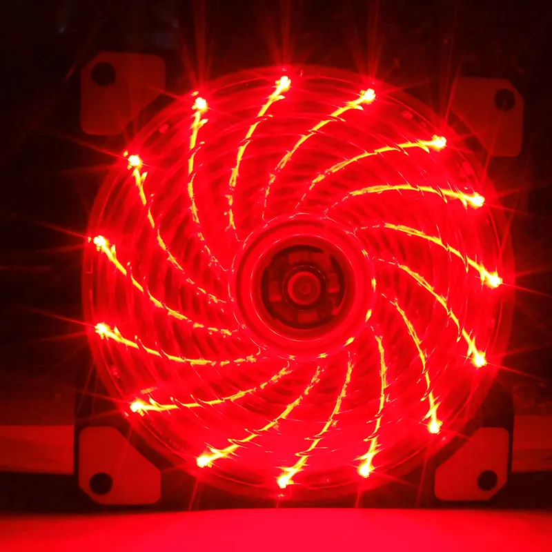 Coolmoon L15 LED вентилятор cooler PC радиатора воздушный вентилятор охлаждения 12v низкая цена монохромный компьютерный корпус 120 мм светодиодный вентилятор