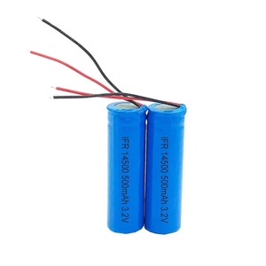 ก้อนแบตเตอรี่ลิเธียมไอออน3.2V 500mAh <span class=keywords><strong>14500</strong></span>ได้ IFR 3.2V <span class=keywords><strong>14500</strong></span> <span class=keywords><strong>Lifepo4</strong></span> <span class=keywords><strong>14500</strong></span>แบตเตอรี่500mAh