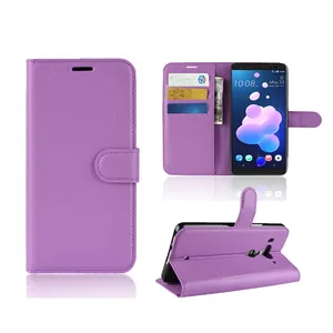 Phụ Kiện di động Đối Với HTC U12 Cộng Với U12 + PU Leather Lật Bìa Case