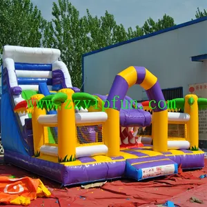 Children Play Amusement Park Slide Inflatable Play Ground Slide For Sale