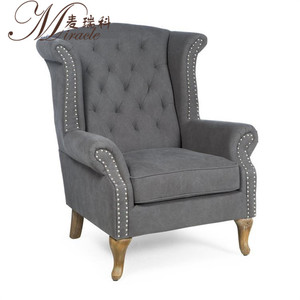 <span class=keywords><strong>Fauteuil</strong></span> à dossier haut avec accoudoirs, style américain, pour salon, meubles d'ameublement - Product Image 1