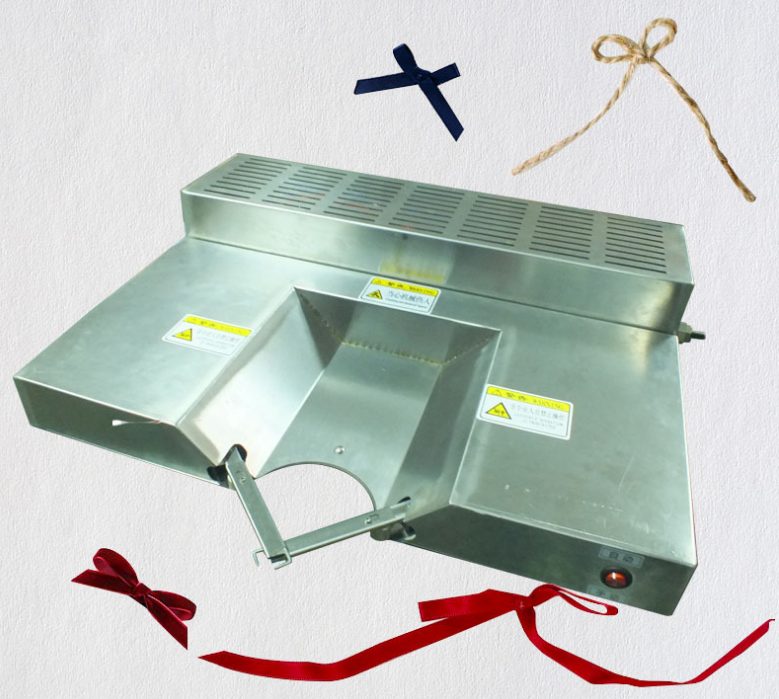 Hot Automatic Ribbon Bow Making Machine Electric for Apparels Textiles Cartons Bottles Cans Film Paper Pouches