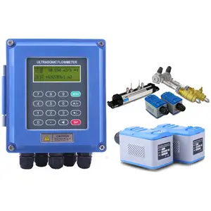 Customized Wholesale Factory Flowmeter Liquid Industrial Waste Water Oil High Temperature Clamp Ultrasonic Thermal Flow Meter