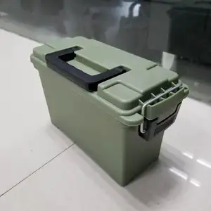 Caja de almacenamiento de munición con anillo redondo, plástico duro, Plano, 1312