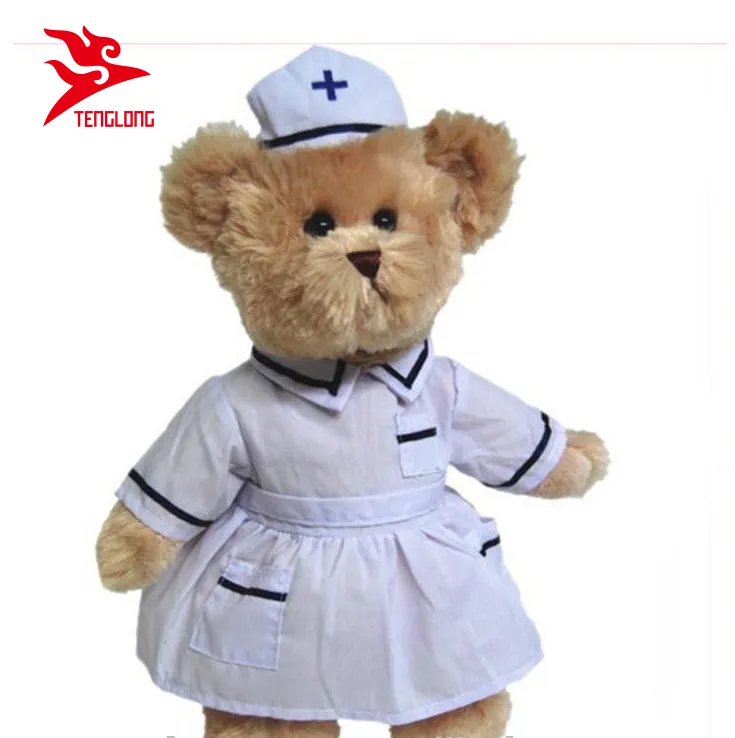 Nuovo prodotto uniforme peluche ripiene dottore teddy bear