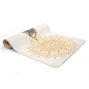 Eco vriendelijke suede yoga mat