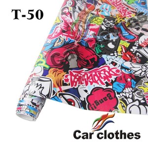 Haute Qualité <span class=keywords><strong>1</strong></span>.52x30m Conception D'autocollant De Voiture de Vinyle de <span class=keywords><strong>Film</strong></span> Enveloppement Stickerbombing drôle autocollants de voiture - Product Image 6