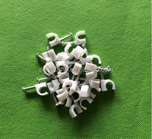 Clipe de fio para cabo de unha elétrico, design profissional, tamanho completo, pe, branco, redondo - Product Image 3