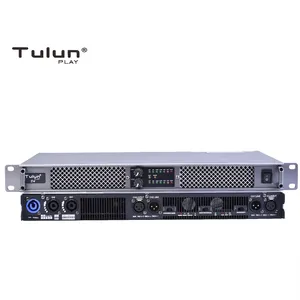 Tulun play D4 2CH 1200w @ 8 欧姆 1u 放大器专业电源软 d 类功率放大器