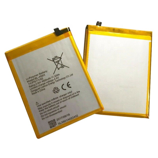 3.85V 4500mAh Replacement Original BL-45BX BL 30QX High Capacity Mobile Phone Battery for Infinix Note 3 X601