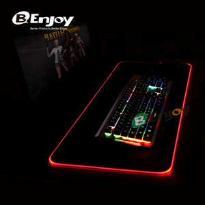 Custom Logo XXL RGB LED Lighting Mouse Pad Colorful <strong>Gaming</strong> <strong>Mat</strong> with Logo in Stock - Product Image 1