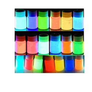 Di lunga durata di stronzio alluminato impermeabile fotoluminescente polvere/giallo-verde bagliore nel pigmento scuro per gli inchiostri vernici - Product Image 3