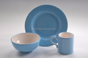 <span class=keywords><strong>Service</strong></span> <span class=keywords><strong>de</strong></span> <span class=keywords><strong>table</strong></span> en céramique à motifs scéniques personnalisés, ensembles d'assiettes en <span class=keywords><strong>porcelaine</strong></span>, vaisselle - Product Image 4