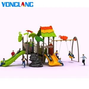 YL-L172 New Kindergarten Parques Infantiles Swing Sets Playground Outdoor Playground Slide For Kids Children