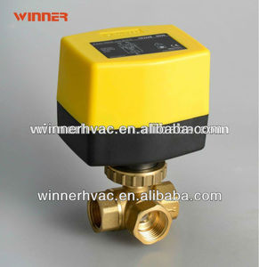<span class=keywords><strong>3</strong></span> de bronce camino del motor operado válvula de bola - Product Image 1
