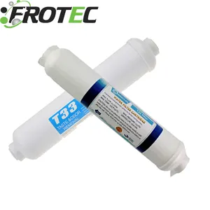 Save service cost and time All in-line filters include a pre- and post-filter T33 Inline quick fitting filter cartridge