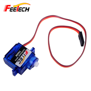 เฟทเทค FS90R ไมโครเซอร์โว มอเตอร์เซอร์โว RC หมุนได้ต่อเนื่อง <span class=keywords><strong>360</strong></span> องศา น้ำหนัก 9 กรัม สำหรับอาร์ดูโน่ หุ่นยนต์ เฮลิคอปเตอร์ เครื่องบิน เรือ - Product Image 1
