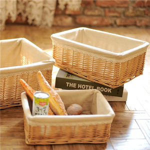Giá Rẻ Trung Quốc Trống Wicker Giỏ Wicker Giỏ Nhà Bếp Bánh Mì Hampers - Product Image 4