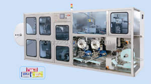 Mini Pack Wet <span class=keywords><strong>Wipes</strong></span>/Toalha Molhada Máquina de Embalagem (5-30 pcs/bag) Pequeno Sachet Wet Tissue Máquina Wet <span class=keywords><strong>Wipes</strong></span> Folding Machine - Product Image 2