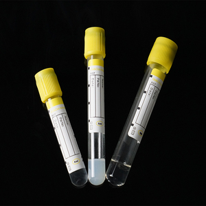 10 cm açık pet sarı üst kan testi tüpü - Product Image 4