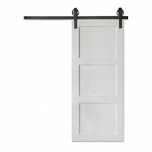 <span class=keywords><strong>Porte</strong></span> coulissante en bois <span class=keywords><strong>de</strong></span> style français avec insert en verre dépoli pratique pour l'intérieur - Product Image 6