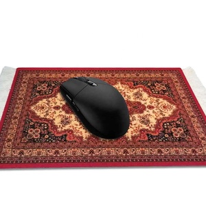 Eco-friendly Non-slip Runner Rug Creative Tassel Mouse <strong>Pad</strong> Sublimation Printing Customized Logo OEM Quality and Service 23*18cm - Product Image 2
