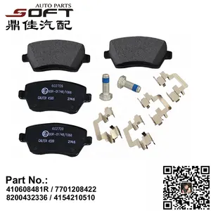 Brake Pads 410608481R / 7701208422 / 8200432336 / 4154210510 For Renault Largus / Logan K4M / K7M / K9K / D4F