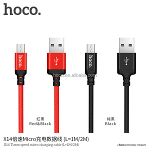 HOCO X14 Micro <span class=keywords><strong>USB</strong></span> Sạc Cáp Dữ Liệu 1 m phổ sạc bền nhanh chóng phí DC5V 2.4A dây đầy màu sắc dây tráng men adaptor - Product Image 2