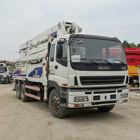 truck-mounted concrete truck, truck-mounted concrete truck