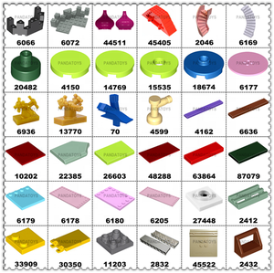 100g-bag Pandatoys كتلة أجزاء الطوب لا. بلوك 1*1x1 لعبة من الطوب Diy 1 + قوالب 24 + ألوان متوفرة في المخزون يمكن تصنيع المعدات الأصلية اللون + النمط - Product Image 3