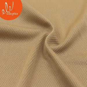 Trung Quốc Dệt 130gsm 100% Polyester Hấp Thụ Nước Tốt Dri Fit Chim Mắt Lưới Vải Cho Thể Thao Phù Hợp Với Bóng Đá Jersey