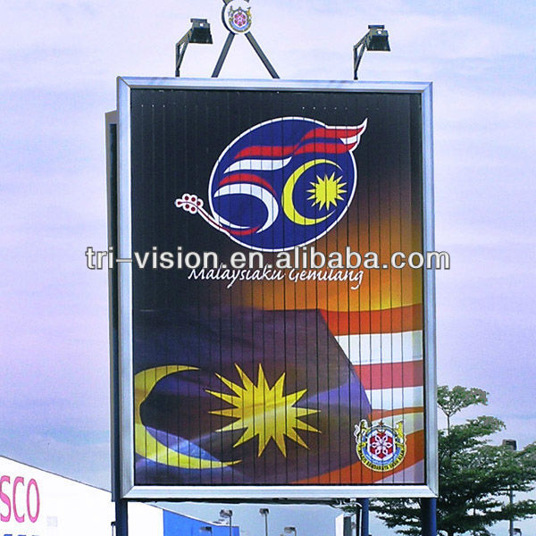 Mini trivision affichage / panneau A0 taille