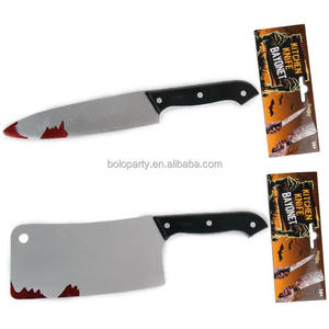 Cuchillo de Juguete de Halloween de Alta Calidad al por Mayor, Cuchillo con Líquido de Sangre, Hoja Sangrante, Plástico ABS, Blanco y Rojo, para Adultos - Product Image 1